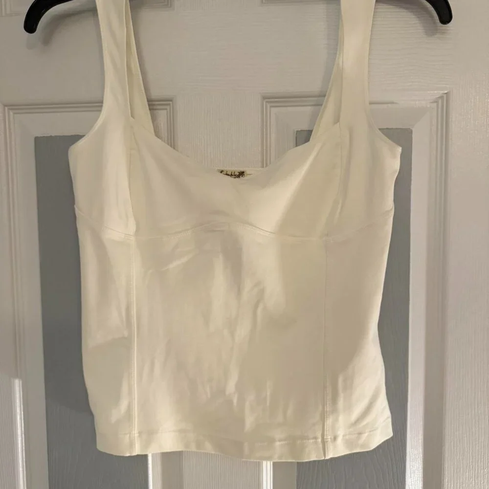 Free People Cami in White - Picture 2 of 4